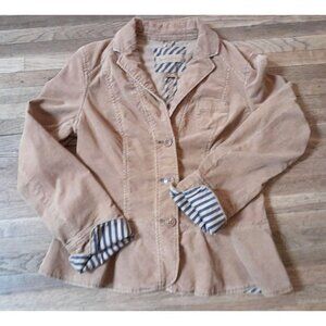 Anthropologie Pilcro & The Letterpress Corduroy Jacket Size 6